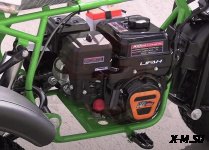 Трицикл ТРИТОН 2, САФАРИ 3LЕ-10 лс KP270E-R (длинное седло, сзади 2 амортизатора Урал)