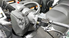 Сумка на руль для  снегохода двойнная ПРЕМИУМ